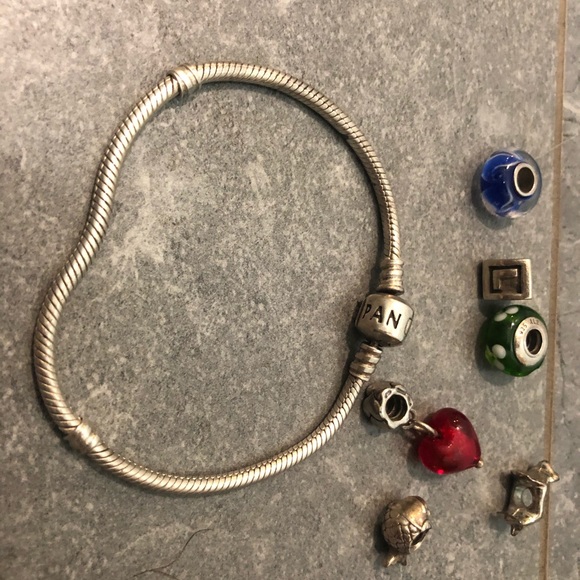 Silver Pandora Bracelet - Picture 4 of 5